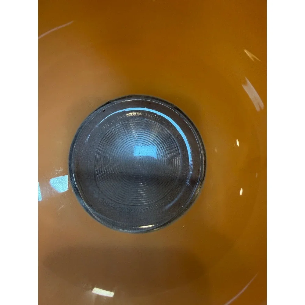 Vintage Pyrex 323 Orange Amber Tint Glass Mixing Bowl 1.5L Made in USA